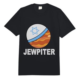 Jewpiter Cute Jewish Jupiter Planet Fan Yamaka Solar System Comfort Colors Adult Heavyweight T-Shirt