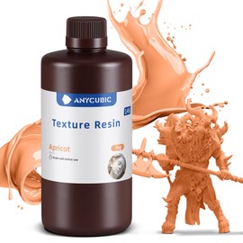 ANYCUBIC 14K 3D Printer Resin, Superior Precision Texture Resin, Model Matte Finish, Lower-Odor, Upgraded Toughness 3D Printing Resin for All LCD Resin 3D Printers (Apricot, 1kg)