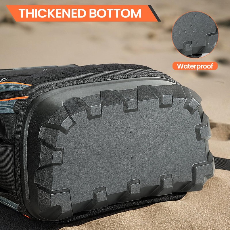 TUFFWORX Tool Backpack, 35 Pockets, 18.5 x 13.7 x 7.8