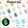 UR URLIFEHALL 90 Pcs 9 Colours Luminous Resin Dog Miniatures