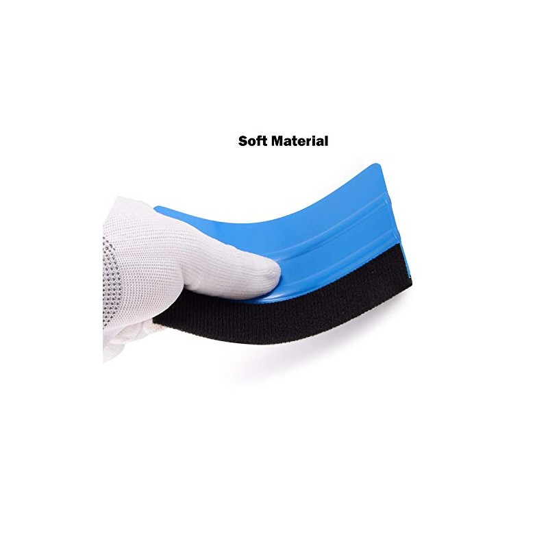Ewrap 10 Pack Soft Automotive Vinyl Wrap Felt Squeegee Window