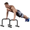 RELIFE REBUILD YOUR LIFE Push Up Bar,14in High Steel Parallettes