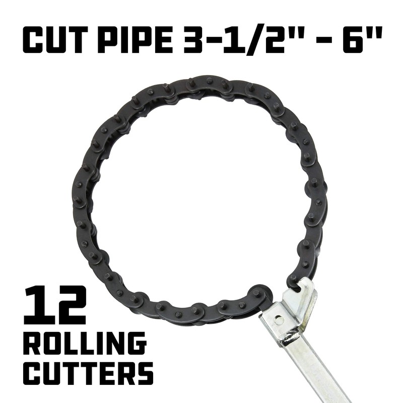 Powerbuilt Tail Pipe Cutter, Cut Exhaust Pipe, Car Vehicle Specialty