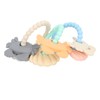 3pcs Silicone Shell Teething Ring Soothes Gum Soreness Crab Shell