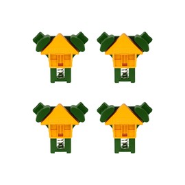 Jadever 4-Piece Corner Clamp, 90° Right Angle Clamp Set with 4 Rubber Feet, Adjustable Spring Loaded, Fit for Woodworking/Picture Framing