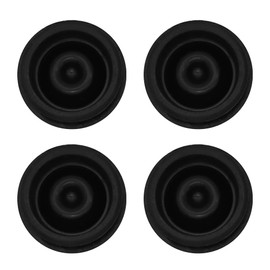 SUNCARACCL 4 Pack Trailer Hub Cap Rubber Plugs, Fits 1.98 Inch Trailer Hub Dust Caps, Rubber Grease Plug for Most 2000 to 3500 Pound Dexter EZ Lube Trailer Camper Axle