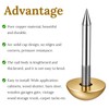 20 Pcs Retro Solid Pure Brass Tacks, Antique Upholstery Tacks