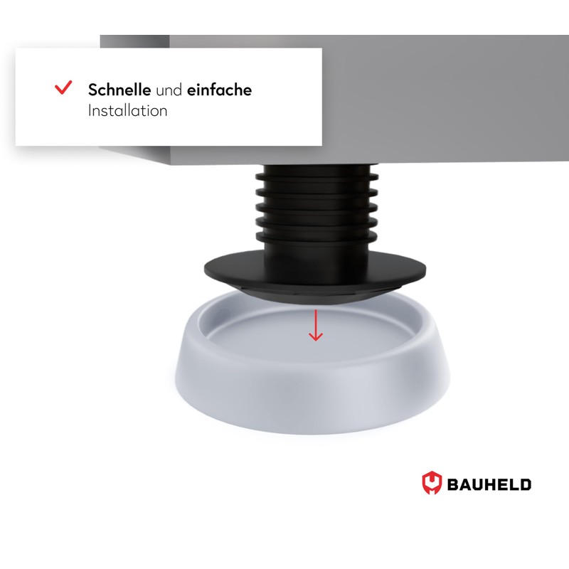 BAUHELD® Vibration Damper Washing Machine [Pack of 4] - Robust