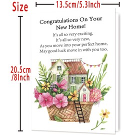 Mcduldul New Home Card, Housewarming Gifts for Men Women, Moving Gift, Congratulations On Your New Home!