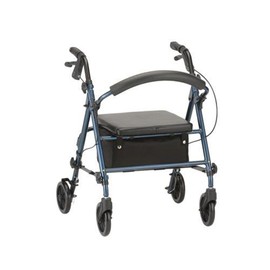 Nova MedicalProducts Healthcare Vogue Rolling Walker Blue