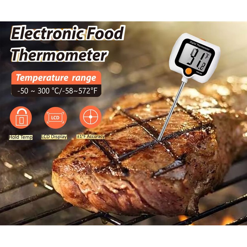 Candy Thermometer for Candy Making with Pot Clip,Best Instant Read