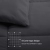 California King Comforter, All Season Down Alternative Gray Duvet Insert