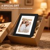 Hongkee 8x8 Picture Frame with Glass, Display Pictures 6x6 with