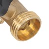 2 Way Ball Valve Durable Brass Plastic Valve Switch 3/4in