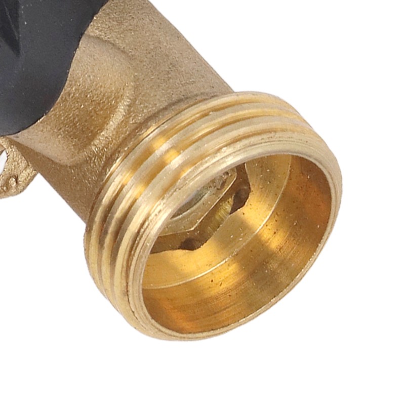 2 Way Ball Valve Durable Brass Plastic Valve Switch 3/4in