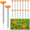 Silkfly 16 Pcs Survey Marker Low Profile Heavy Duty Galvanized