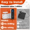 Eseesmart Smart Cabinet Lock, Magnetic Digital Electronic RFID Keyless Bluetooth