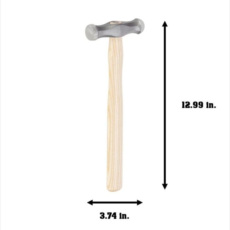 Picard 0017001-0250 Polishing Hammer 250g of ash, Brown/Silver