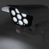 Solar LED Wall Light Simulated Camera Induction Lamp Remote Control