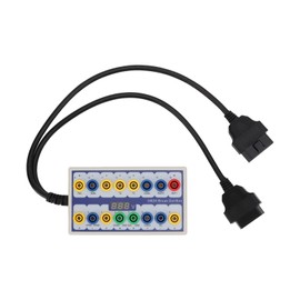 OBDII Protocol Box obd breakout box Monitor Voltage Universal Error Detection OBDII Breakout Box obd2 breakout box for Automotive OBD-II Engine System Diagnostic Tools