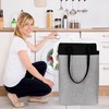 Collapsible Laundry Baskets Double Laundry Hampers Large Foldable Laundry Basket