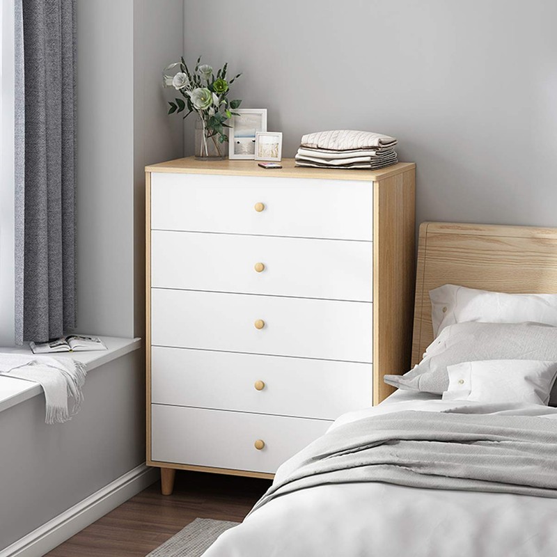 Healifty 15pcs Drawer Knobs and Pulls Wooden Round Shaped Drawer