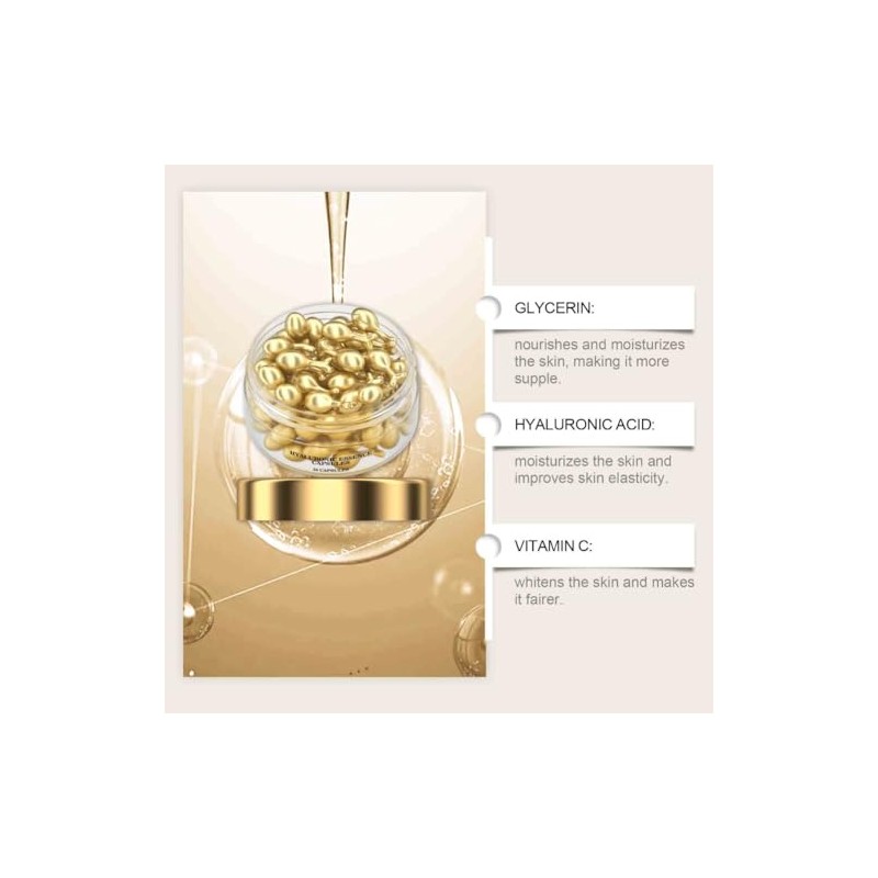 3PCS Serum for Face Wrinkle Smoothing Capsules Anti-Aging Fine Line