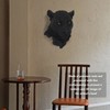 3D Simulation Animal Head Statues Wall Decor Resin Unique Exquisite
