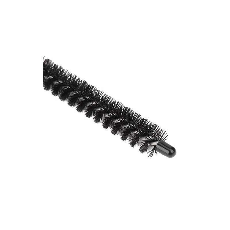 Mini Round Brush Nylon Bristles Short Hair Styling Wooden Handle