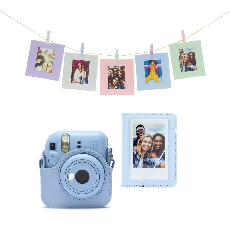 INSTAX Mini 12 acessory kit, Camera case, Photo Album, Hanging