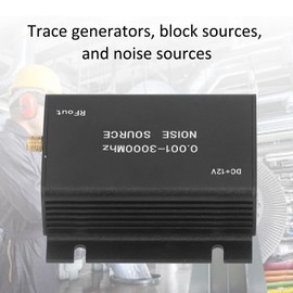 Broadband Noise Source Generator - DC 12V, 0.001‑3000MHZ Versatile RF and Microbillow Testing Tool with Stable SMA Output for Engineers and Hobbyists (US Plug)