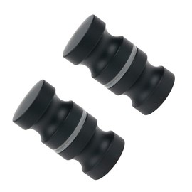 Cokritsm Pack of 2 Shower Door Knobs, 30 mm, Aluminium Shower Door Handles, Double-Sided Shower Door Knob, Double Shower Door Knob, Round Handle Shower Door Knob with M8 Screw for Glass Doors