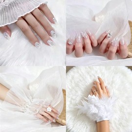 4 Pcs Nail Background Mat for Pictures Flat Lay Mat