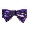 Expo International 3-D Mini Bowtie Sequin Applique/Patch | Purple
