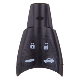 ECCPP for Saab Key Fob Case Replacement for Keyless Entry Remote Control Car Key Fob (Shell Case) 03-2009 for Saab 9-3/03-2006 for Saab 9-5 LTQSAAM433TX (Pack of 1)