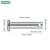 M METERXITY 10-Pack Single Hole Clevis Pins, M6 x 30mm