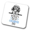 Cockapoo World's Best Dad Coaster Dog Dad Cockapoo Dad Friend
