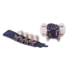 Aqualogix - Juego de aletas híbrida de entrenamiento acuático de resistencia media, humo, puños acuáticos, guía de inicio rápido, pesas de agua para piernas, entrenamiento de fuerza, HIIT y natación,