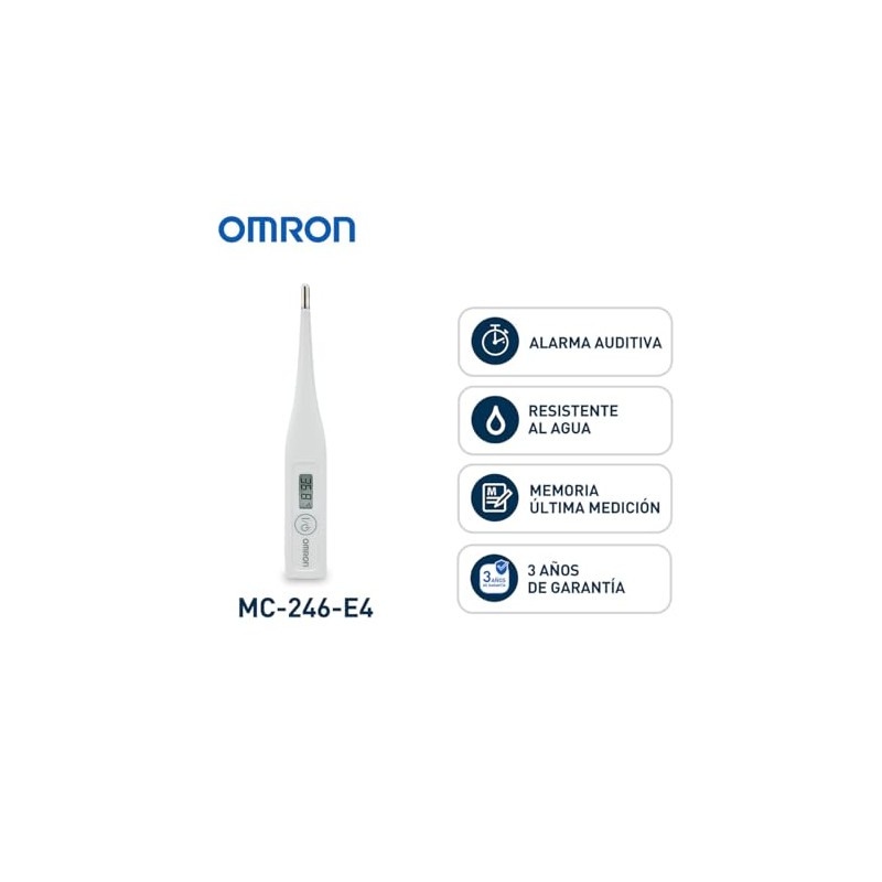 OMRON Eco Temp Basic MC-246-E4 – Termómetro Digital para Bebés