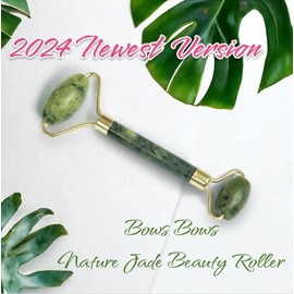 Bows Bows Handcrafted 100% Nature Jade roller beauty facial tool for Face , Eyes