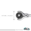 HB 90-Tooth Swivel Head Ratchet Handle 1/4-Inch Drive, Precision bits,