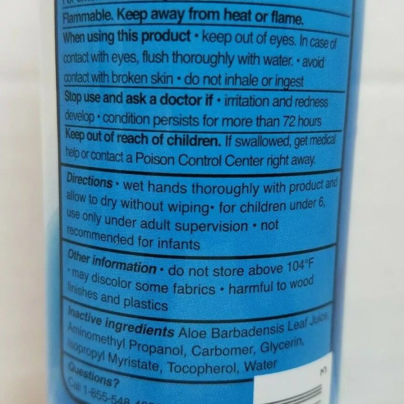 Defense Zone Hand Sanitizer 8 oz. Fragrance Free