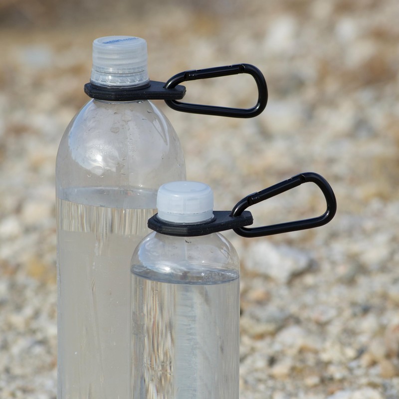 Hiker's Gold Water Bottle Clip for Hiking, Backpacking