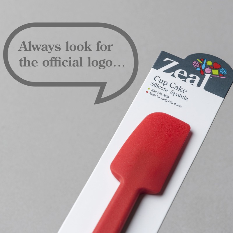 Zeal J303R Mini Baking Spatula, Red,Small