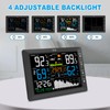 Urageuxy Wireless Weather Station with Indoor Outdoor Thermometer, Atomic Clock,