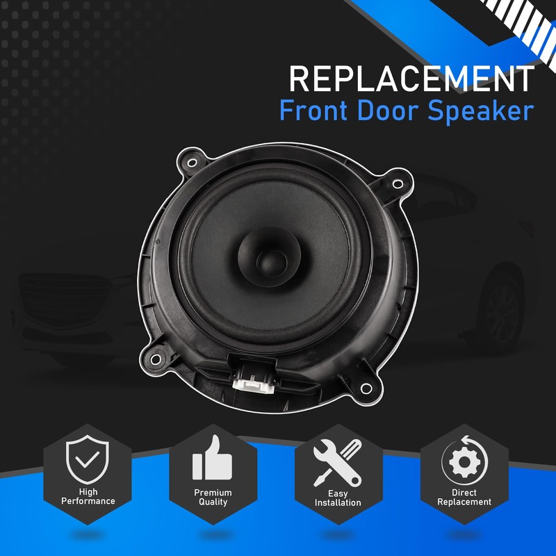 YzusGomumu BHN9-66-960 Front Door Speaker Compatible with 2014-2018 Mazda 3