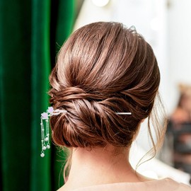 TOVINANNA Chinese Hair Sticks Hanfu Hair Accessories Elegant Tassel Headpieces for Buns