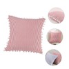 CHILDWEET Soft Stripe Throw Pillow Cover Creative Red Striped Design