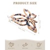 ACECHA 2 Pack Gold Metal Bow Hair Claw Clips for