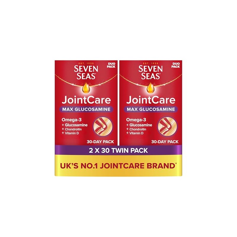 Seven Seas JointCare MAX GLUCOSAMINE, 60 Capsules + 60 Tablets,
